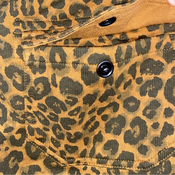 HP☮️ NWT Anthropologie Sanctuary Cheetah Animal Print Jogger Cotton Knit Pant XS - Picture 4 of 9